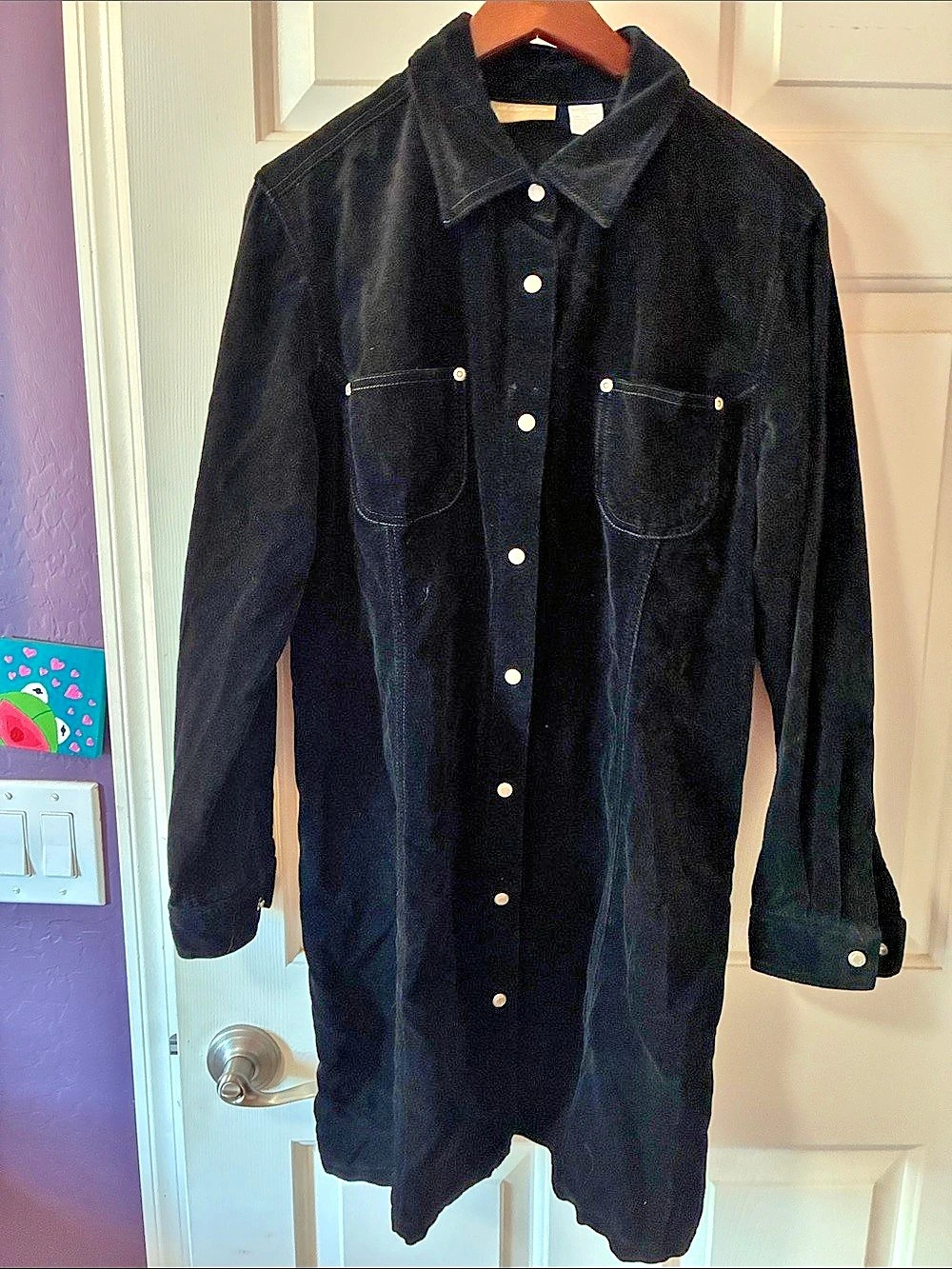 VTG LIZ CLAIBORNE VELVET COAT